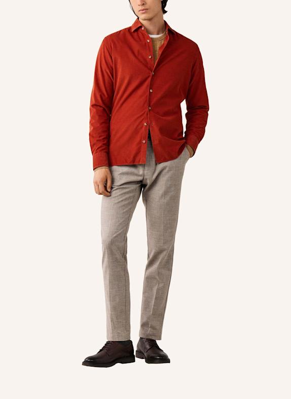 HACKETT LONDON Freizeithemd SMART BABYCORD ORANGE