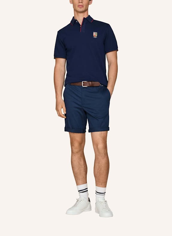 HACKETT LONDON Poloshirt HERITAGE LRC SMALL LGO BLAU