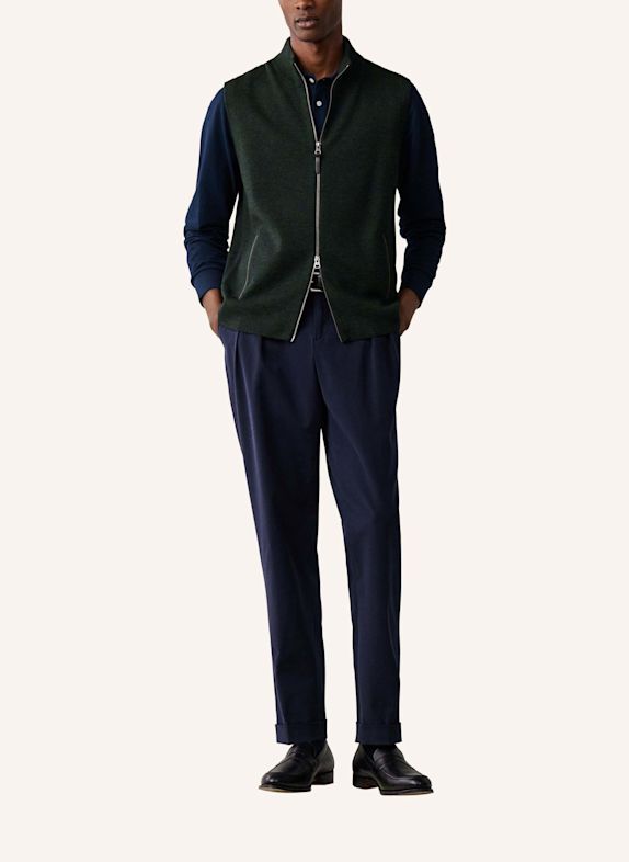 HACKETT LONDON Pullover MILANO KNIT GILET GRÜN