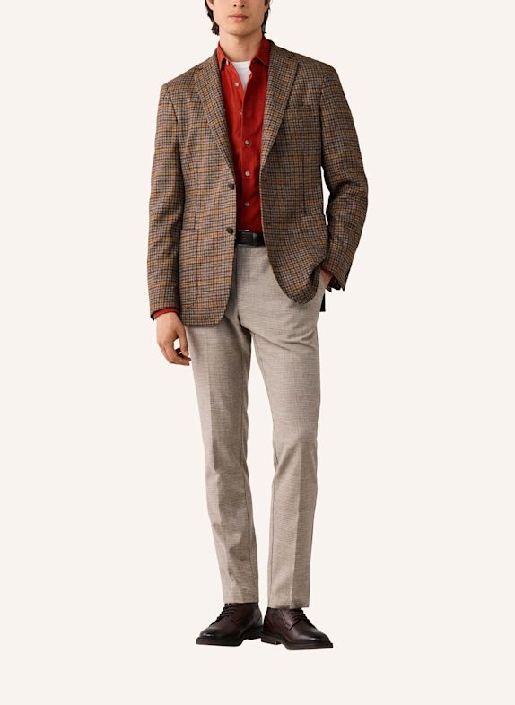 HACKETT LONDON Sakko WL CASH GUNCLUB BEIGE