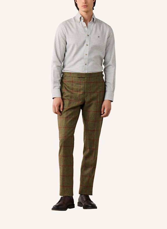 HACKETT LONDON Freizeithemd FLANNEL CHECK GRÜN