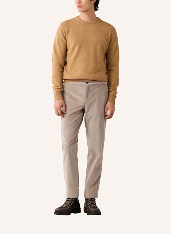 HACKETT LONDON Pullover LAMBSWOOL CREW BEIGE