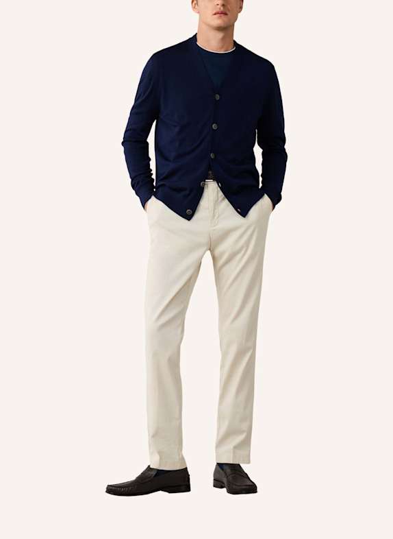 HACKETT LONDON Strickjacken Cardigan ESS MERINO CARDIGAN BLAU