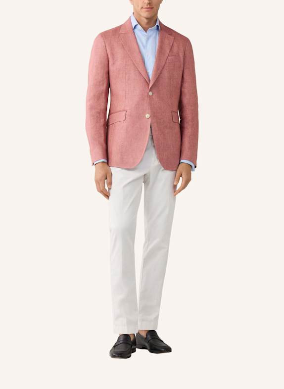 HACKETT LONDON Sakko LINEN DELAVE HOPSACK ROSA