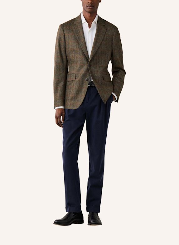 HACKETT LONDON Sakko WL CASH TATTERSALL DUNKELGRÜN