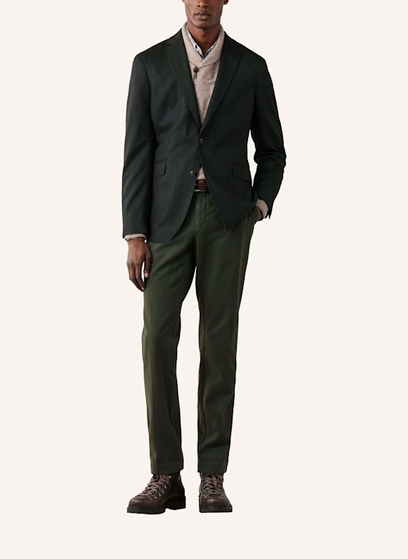 HACKETT LONDON Sakko PERFORMANCE FLANNEL DUNKELGRÜN