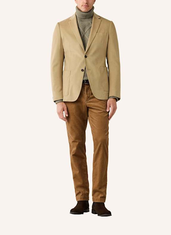 HACKETT LONDON Sakko COTTON BRUSHED TWILL BEIGE