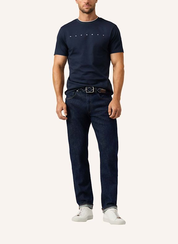 HACKETT LONDON T-Shirt HS ESSENTIAL TEE DUNKELBLAU