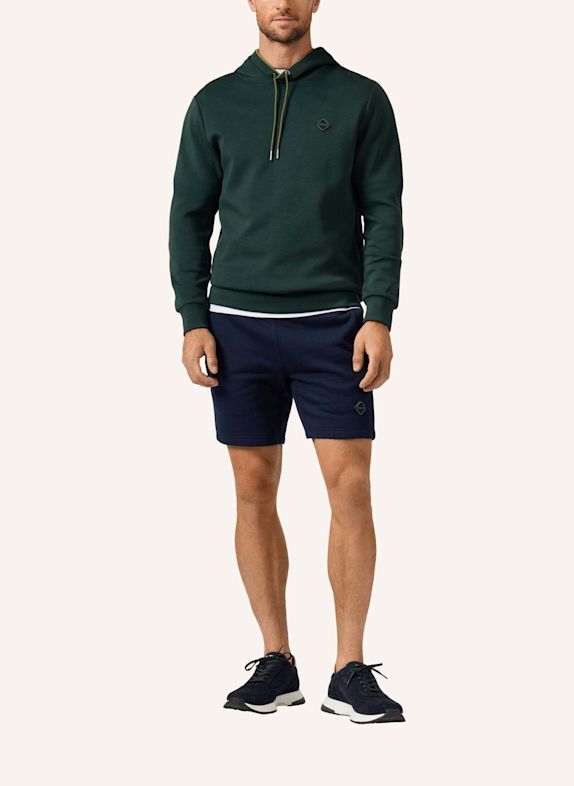 HACKETT LONDON Hoodieshirt HS BADGE HOODY GRÜN
