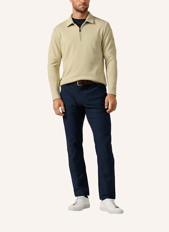 HACKETT LONDON Sweatshirt HS WAFFLE COLLAR HZ BEIGE