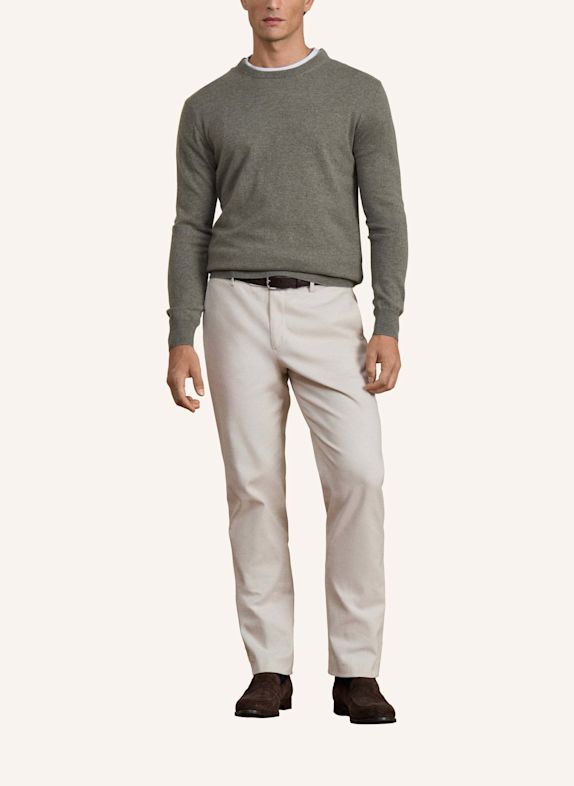 HACKETT LONDON Pullover SR CASHMERE CREW GRÜN