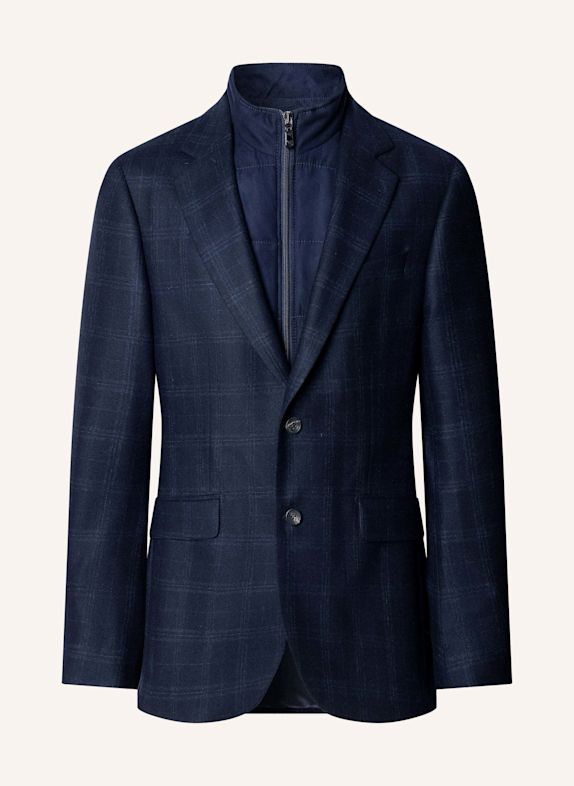 HACKETT LONDON Anzug SR BIB SUBTLE CHK DUNKELBLAU