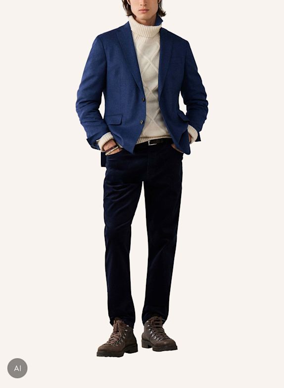 HACKETT LONDON Jogginghose PIGMENT CORD 5PKT BLAU