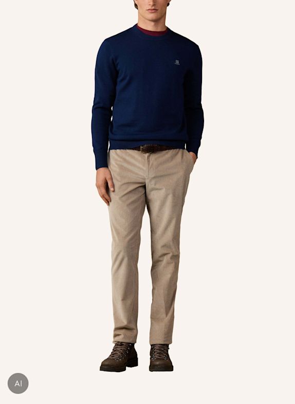 HACKETT LONDON Pullover HRTG COTTON H CREW DUNKELBLAU