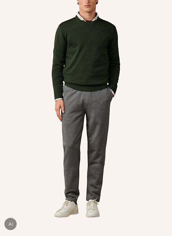 HACKETT LONDON Pullover HRTG COTTON H CREW GRÜN