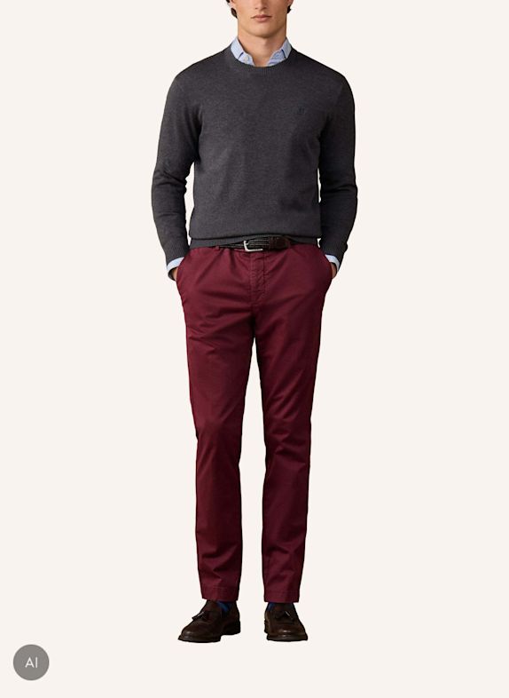 HACKETT LONDON Pullover HRTG COTTON H CREW DUNKELGRAU