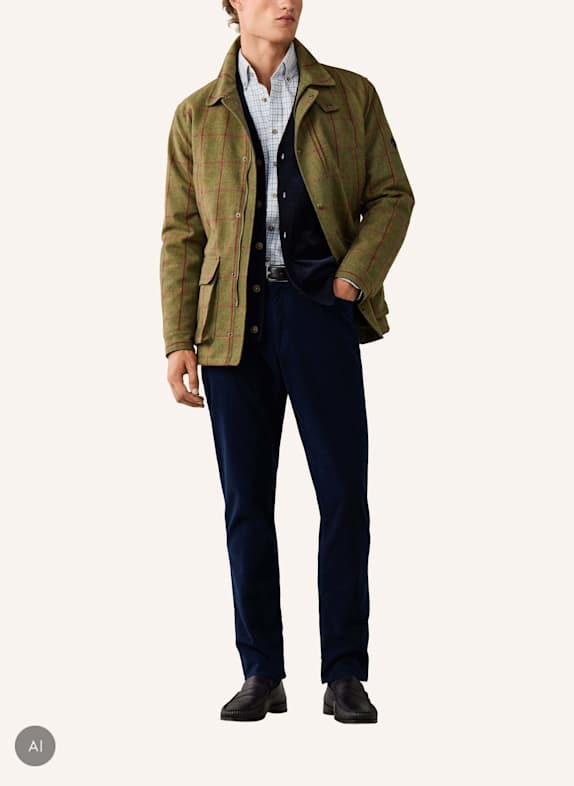 HACKETT LONDON Jogginghose MOLESKIN 5PKT BLAU