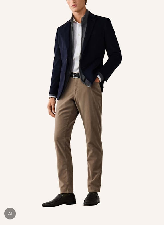 HACKETT LONDON Jogginghose MOLESKIN 5PKT BEIGE