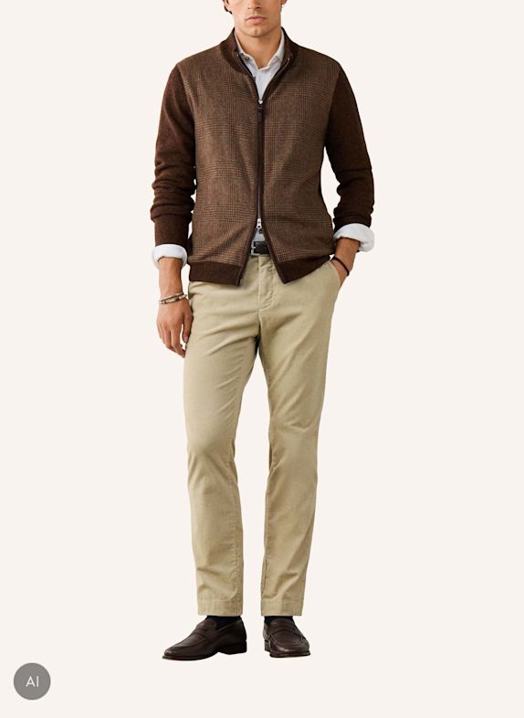 HACKETT LONDON Chino PIGMENT CORD CHINO CREME