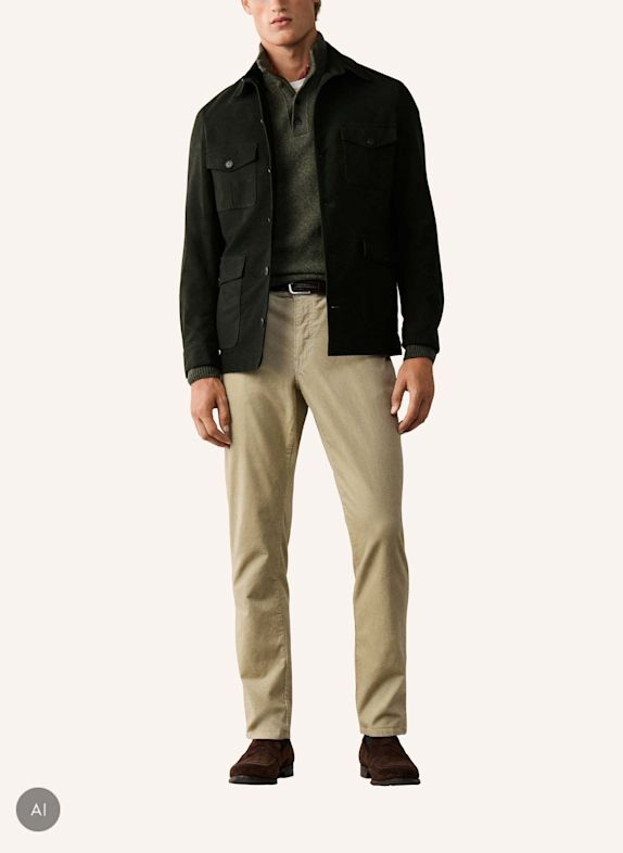 HACKETT LONDON Jogginghose PIGMENT CORD 5PKT CREME