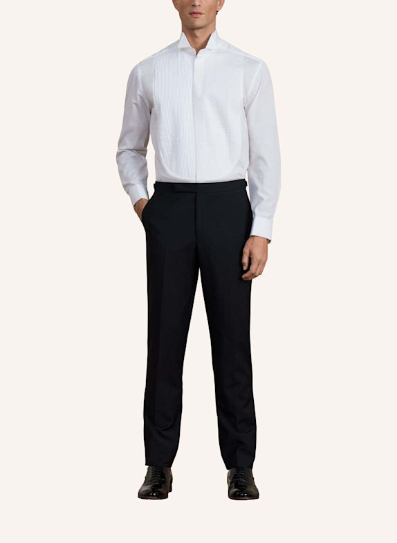 HACKETT LONDON Freizeithemd SR EVE WING PLEAT DC WEISS
