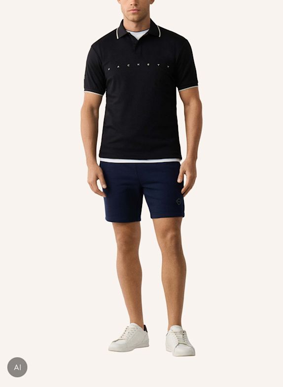 HACKETT LONDON Poloshirt HS ESSENTIAL POLO SCHWARZ