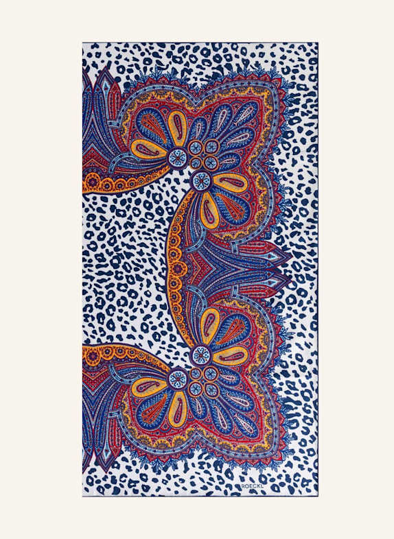 ROECKL Seidentuch WILD FRAME BLAU