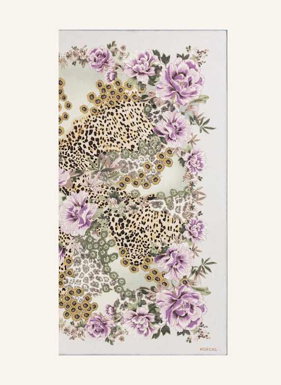 ROECKL Wolltuch BLOOMING WILDERNESS CREME/ BEIGE