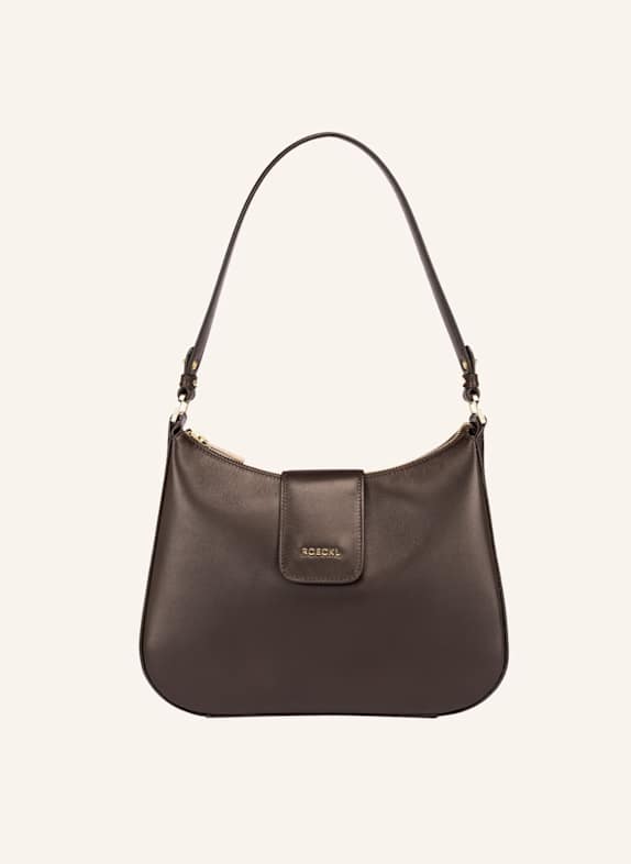 ROECKL Schultertasche FLORENCIA BRAUN/ DUNKELBRAUN