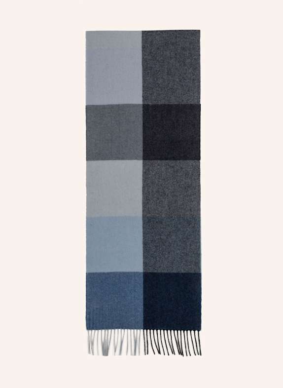 ROECKL Woll-Schal COLOURED SQUARES BLAU