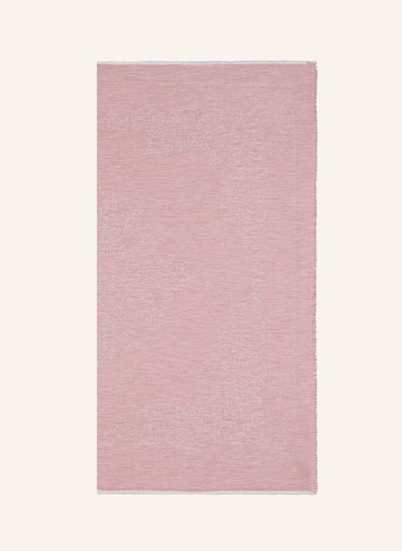 ROECKL Wolltuch FLORAL ORNAMENT ROSA
