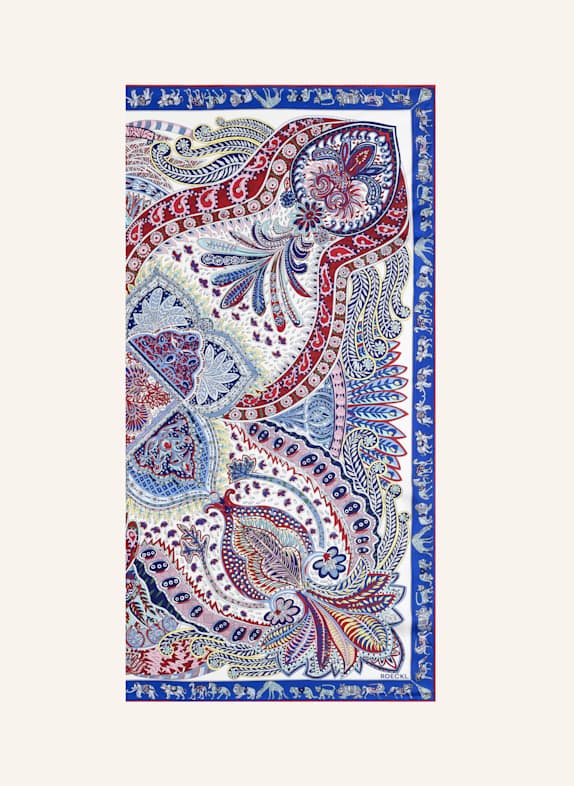 ROECKL Tücher VIBRANT PAISLEY BLAU