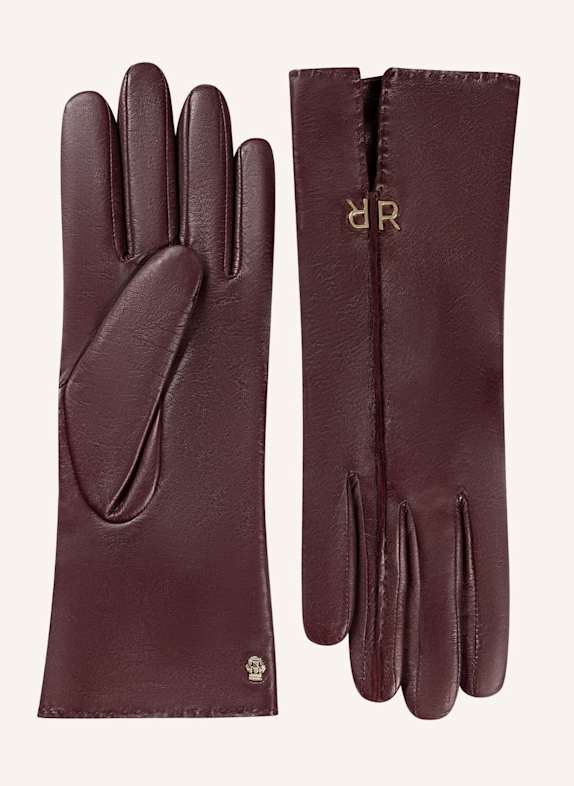 ROECKL Lederhandschuhe FONTAINE DUNKELROT