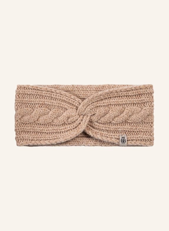 ROECKL Cashmere-Stirnband CABLED CHARM BEIGE
