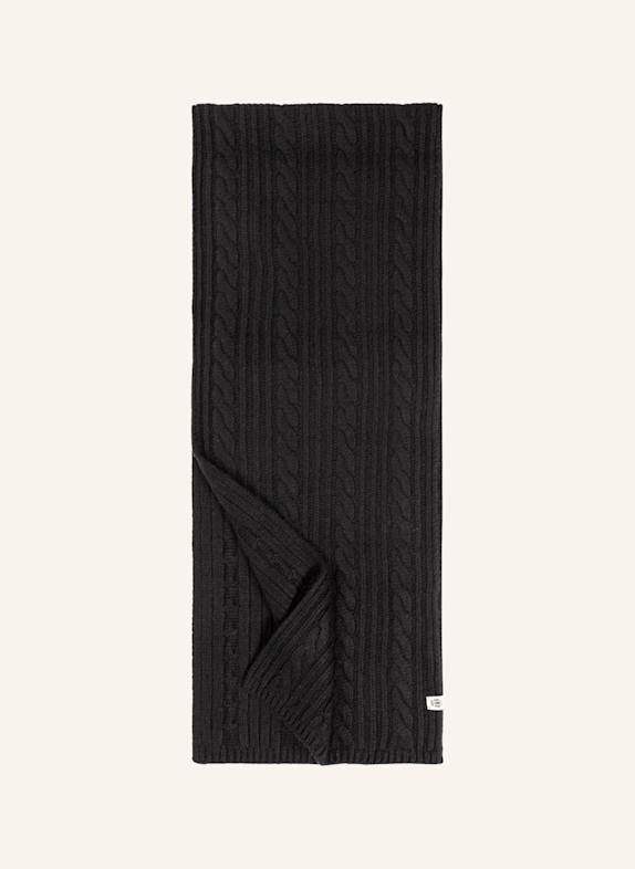 ROECKL Schals CABLED CHARM SCHAL SCHWARZ