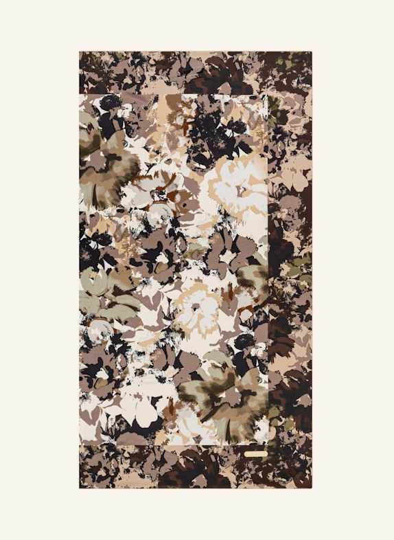 ROECKL Tücher CAMOUFLAGE FLOWERS BEIGE/ CREME/ HELLBRAUN