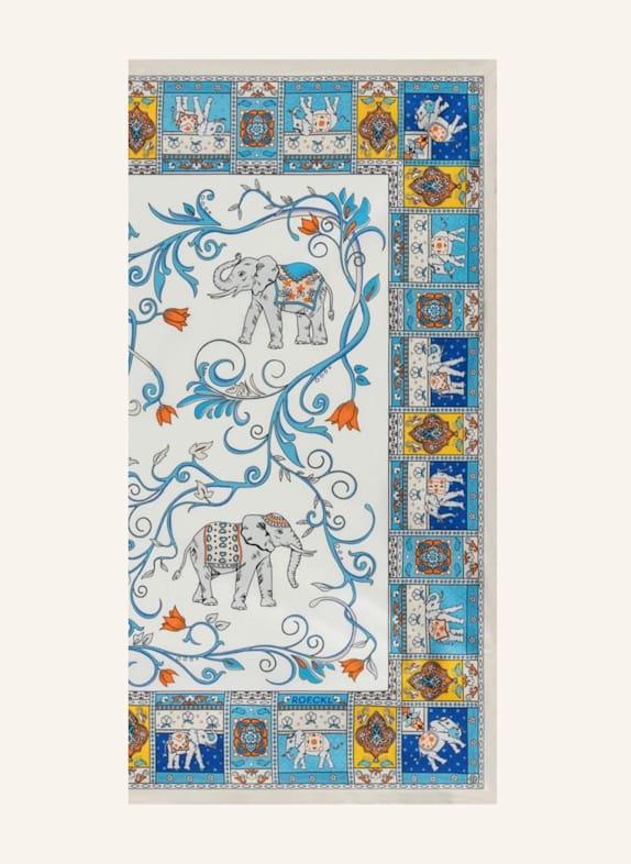 ROECKL Seidentuch LUCKY ELEPHANT BLAU