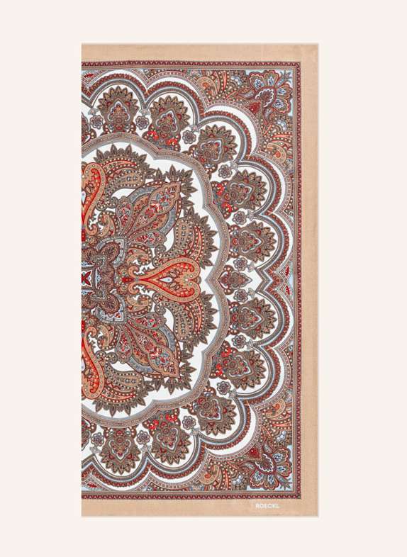ROECKL Tücher FINE PAISLEY BEIGE