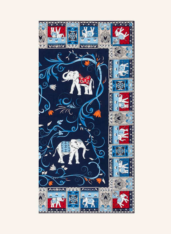 ROECKL Tücher LUCKY ELEPHANT BLAU/ ROT