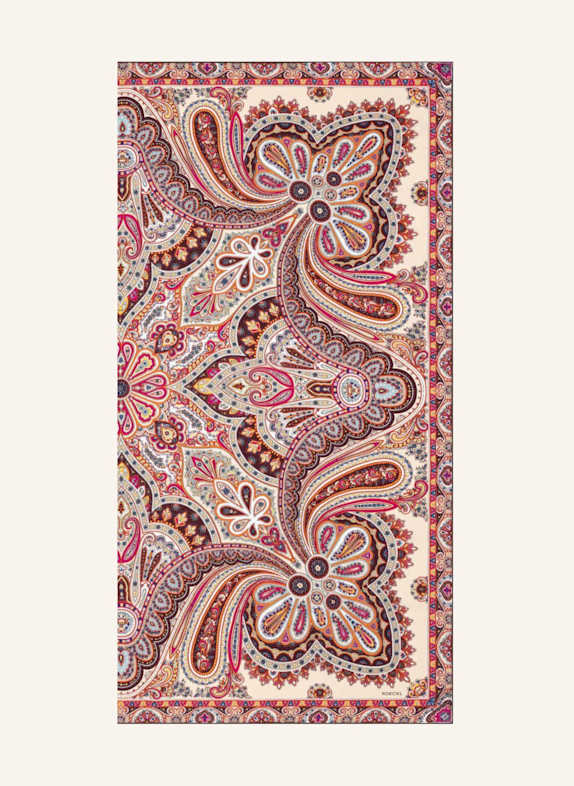 ROECKL Tücher AESTHETIC PAISLEY BEIGE/ ROT