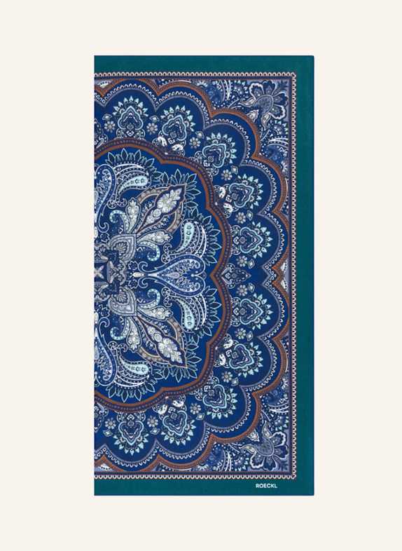 ROECKL Tücher FINE PAISLEY BLAU