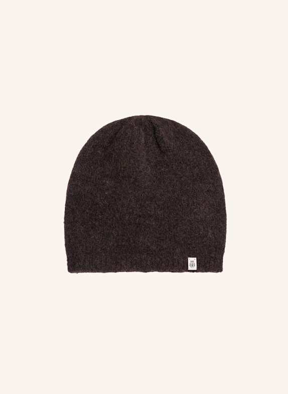 ROECKL Yak and Alpaca Beanie SOFT CLOUD BROWN/ DARK BROWN