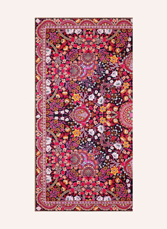 ROECKL Tücher TAPESTRY FLOWERS LILA/ DUNKELLILA/ ROSA