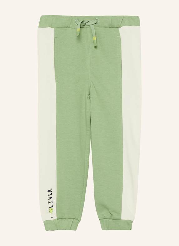 s.Oliver Leggings GRÜN/ CREME