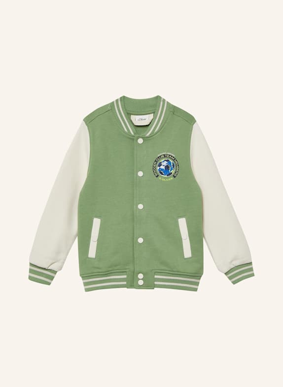 s.Oliver Sweatshirt Jacke GRÜN