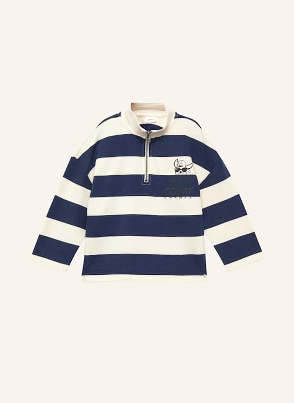 s.Oliver Sweatshirt BLAU/ CREME