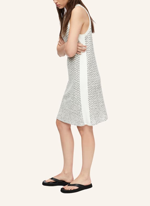 comma Kleid SCHWARZ/ CREME