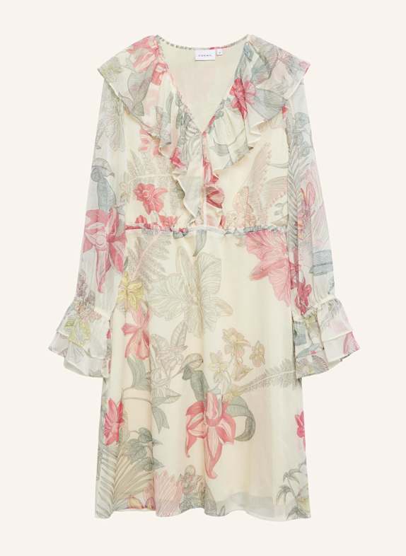 comma Kleid mit Volants