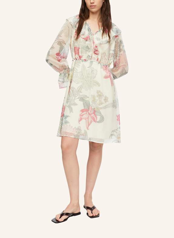 comma Kleid mit Volants