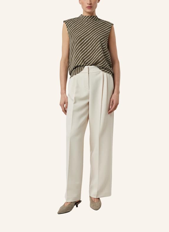 comma Bluse WEISS/ OLIV